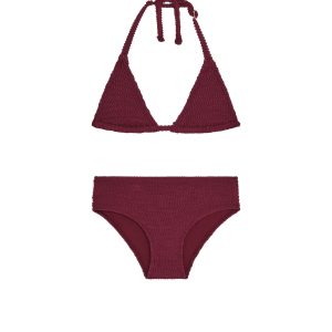 Palma Top & Seychelles Bottom Kids - Fig Crinkle