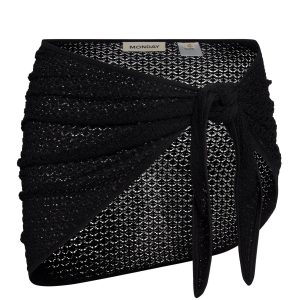 Paris Sarong - Black Lace Crochet