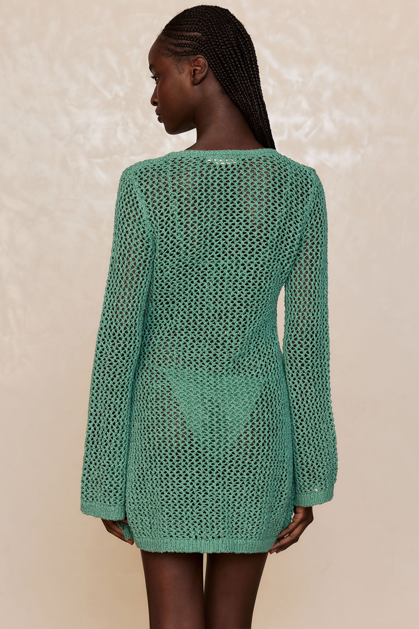 Montego Mini Dress - Pond Petit Crochet - Image 4