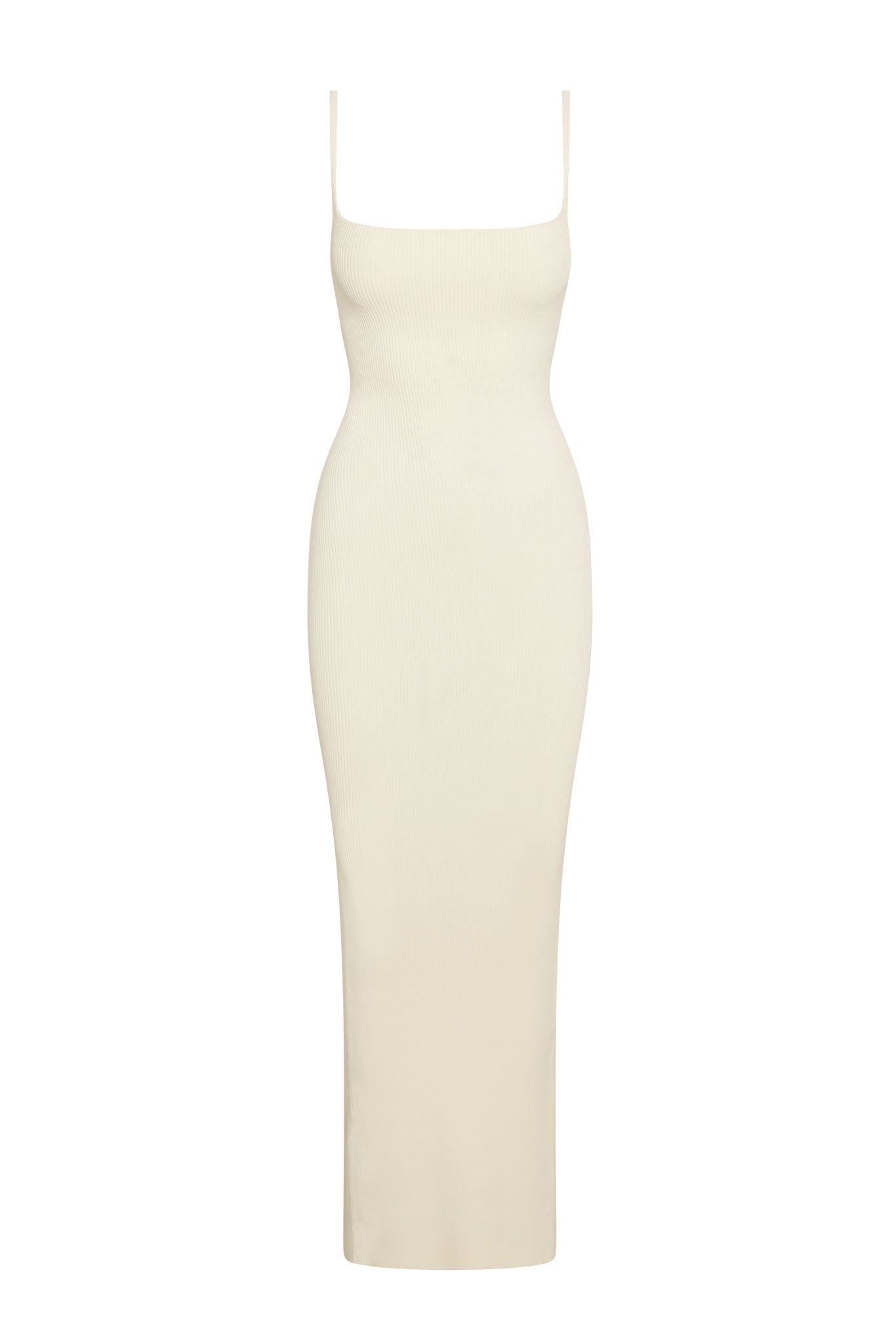 Provence Dress - Ivory Knit Rib