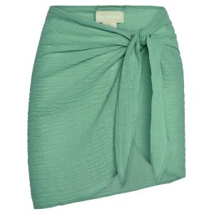 South Beach Sarong - Pond Crinkle Linen