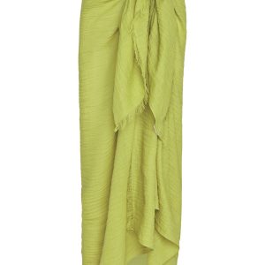 St. Tropez Sarong - Apple Crinkle Linen