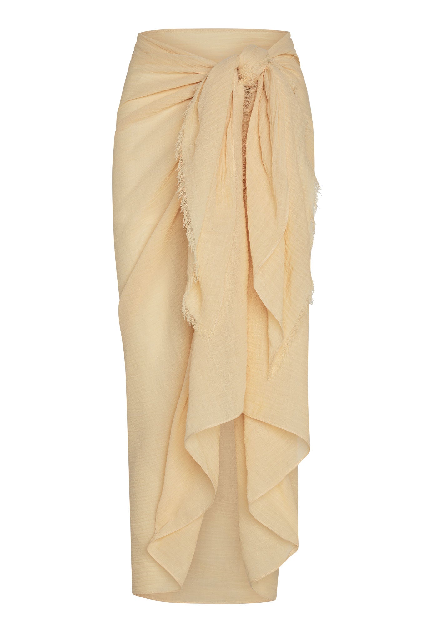 St. Tropez Sarong - Raffia Crinkle Linen