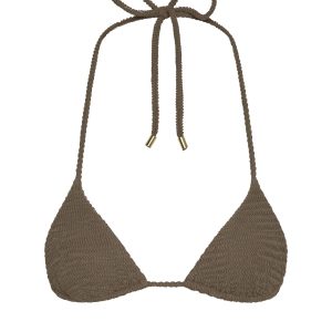 Taormina Top - Stone Crinkle