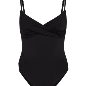Bordeaux Moderate One Piece - Black